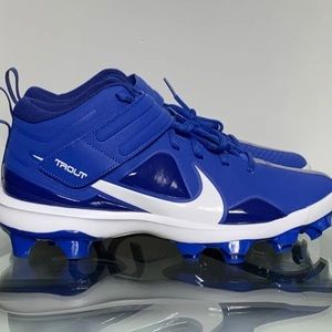 Nike Force Trout 7 Pro MCS Baseball Cleats Men’s Size 14 Blue White CT0828-400